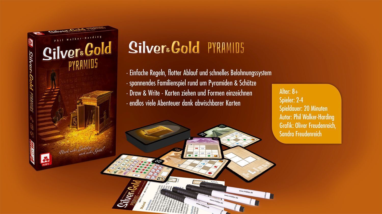 Bild: 4012426883910 | Silver &amp; Gold Pyramids - das Spiel für endlos viele Abenteuer | Verlag