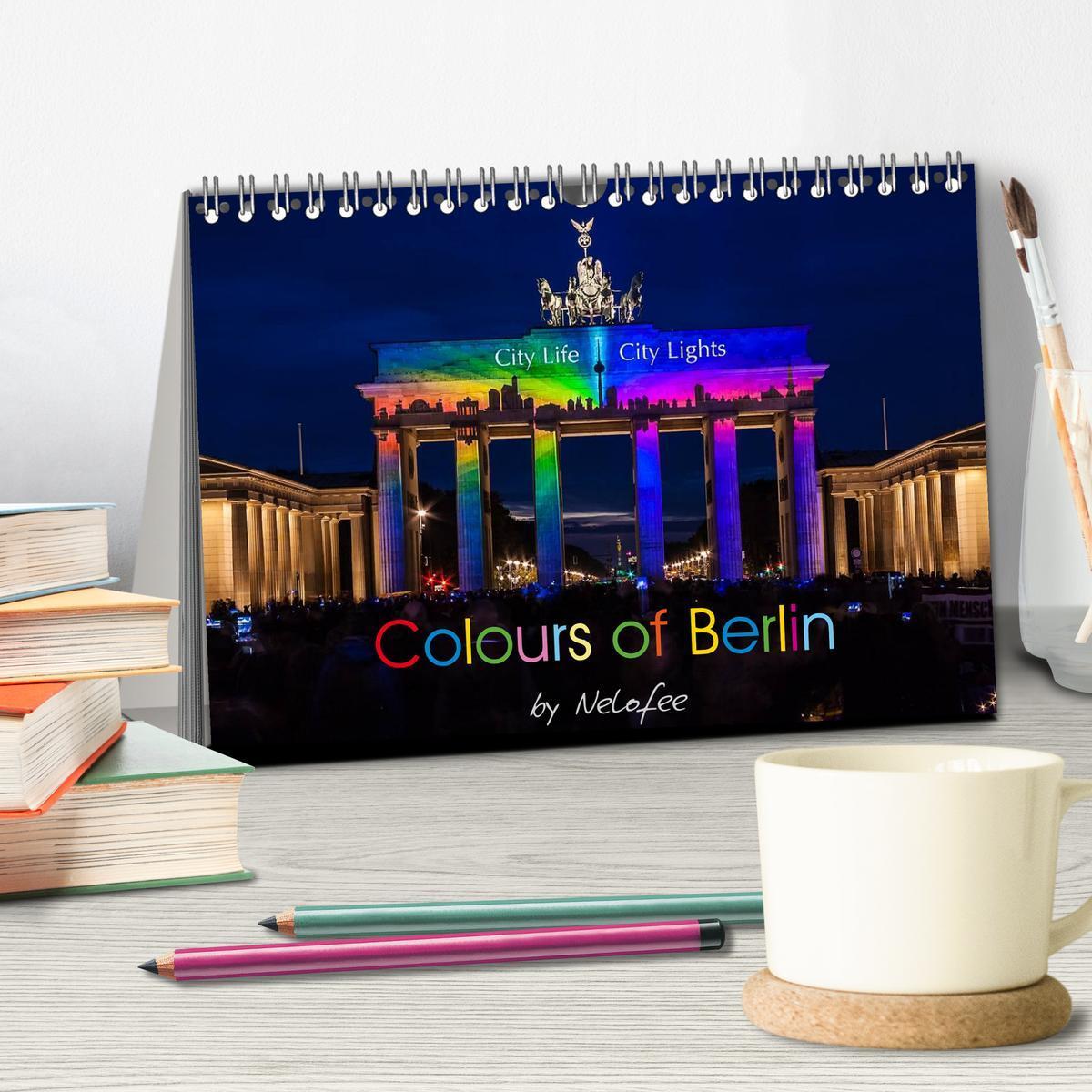 Bild: 9783435644261 | Colours of Berlin (Tischkalender 2025 DIN A5 quer), CALVENDO...