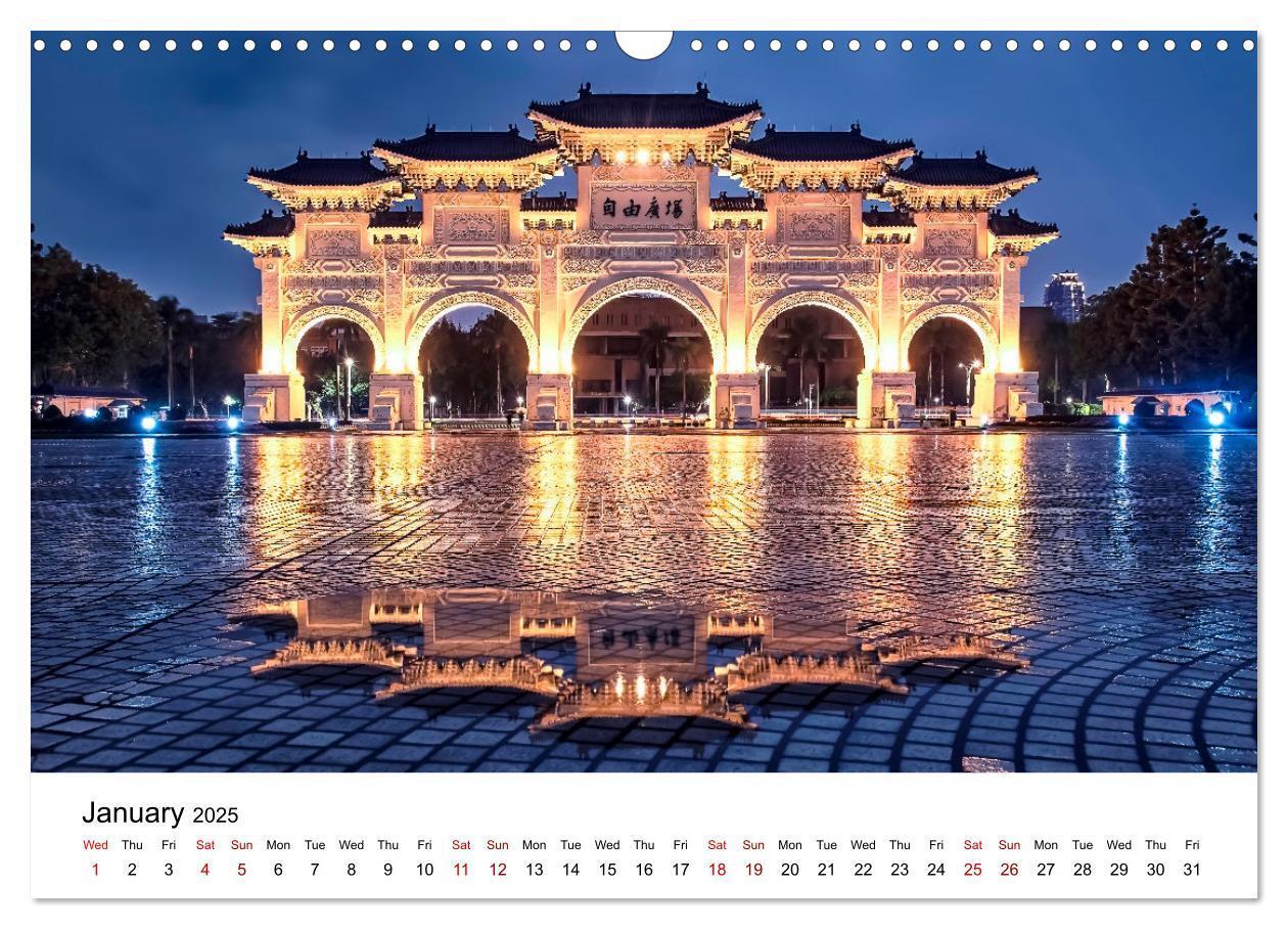 Bild: 9781325838349 | A Journey In Taipei (Wall Calendar 2025 DIN A3 landscape), CALVENDO...