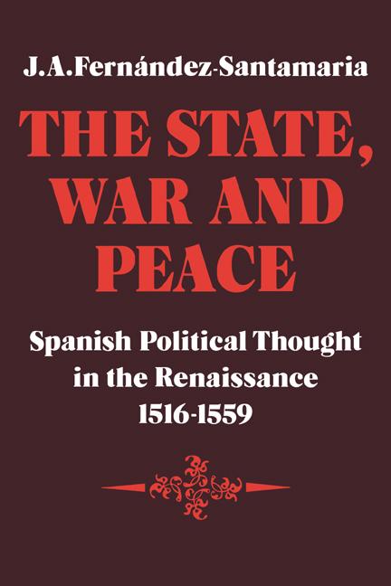 Cover: 9780521089128 | The State, War and Peace | J. A. Fernandez-Santamaria (u. a.) | Buch