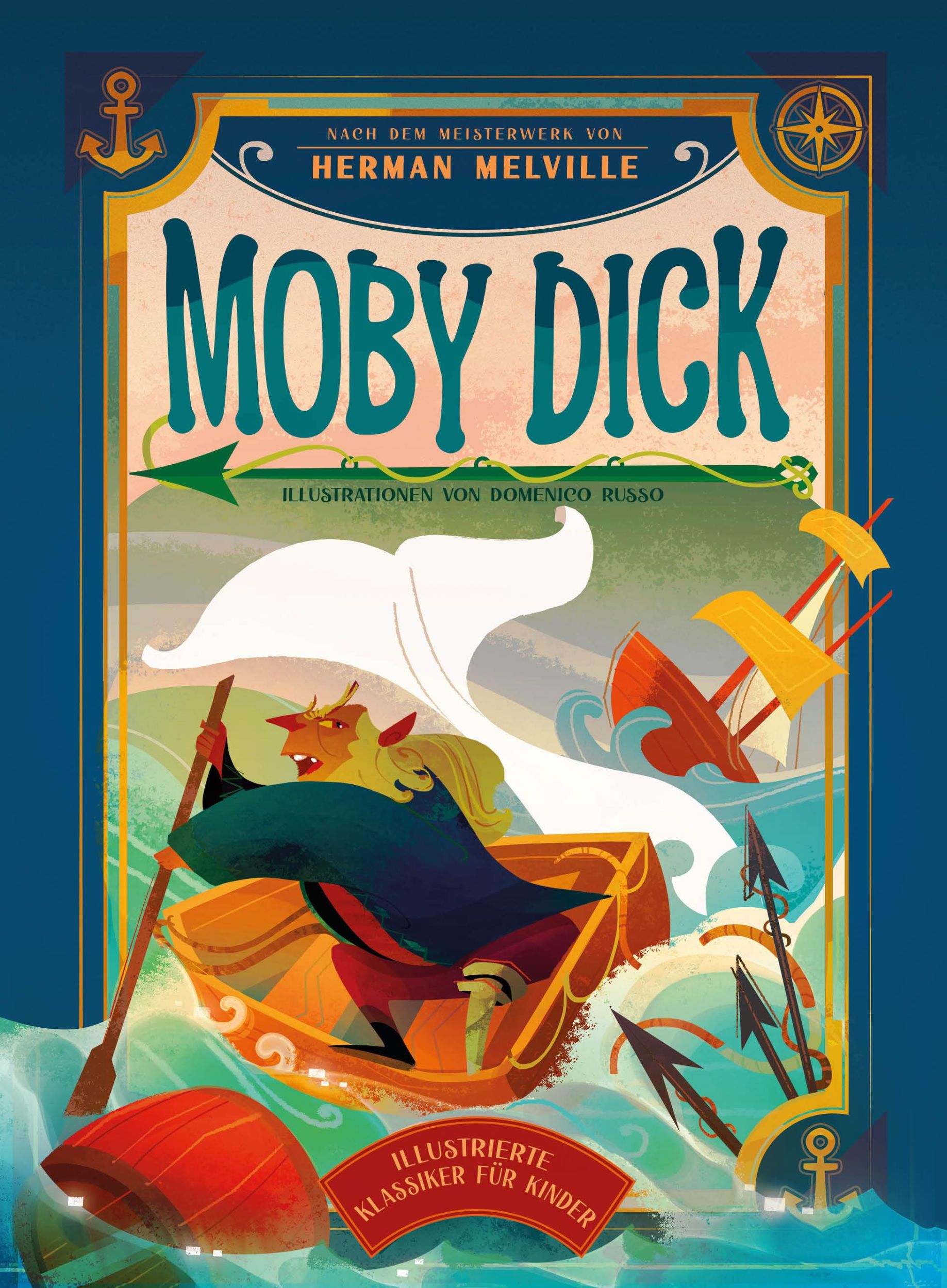 Cover: 9788863126914 | Moby Dick | Illustrierte Kinderbuchklassiker; für Kinder ab 7 Jahren