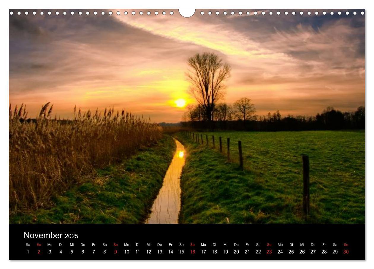 Bild: 9783435702732 | Die Farben des Niederrheins (Wandkalender 2025 DIN A3 quer),...