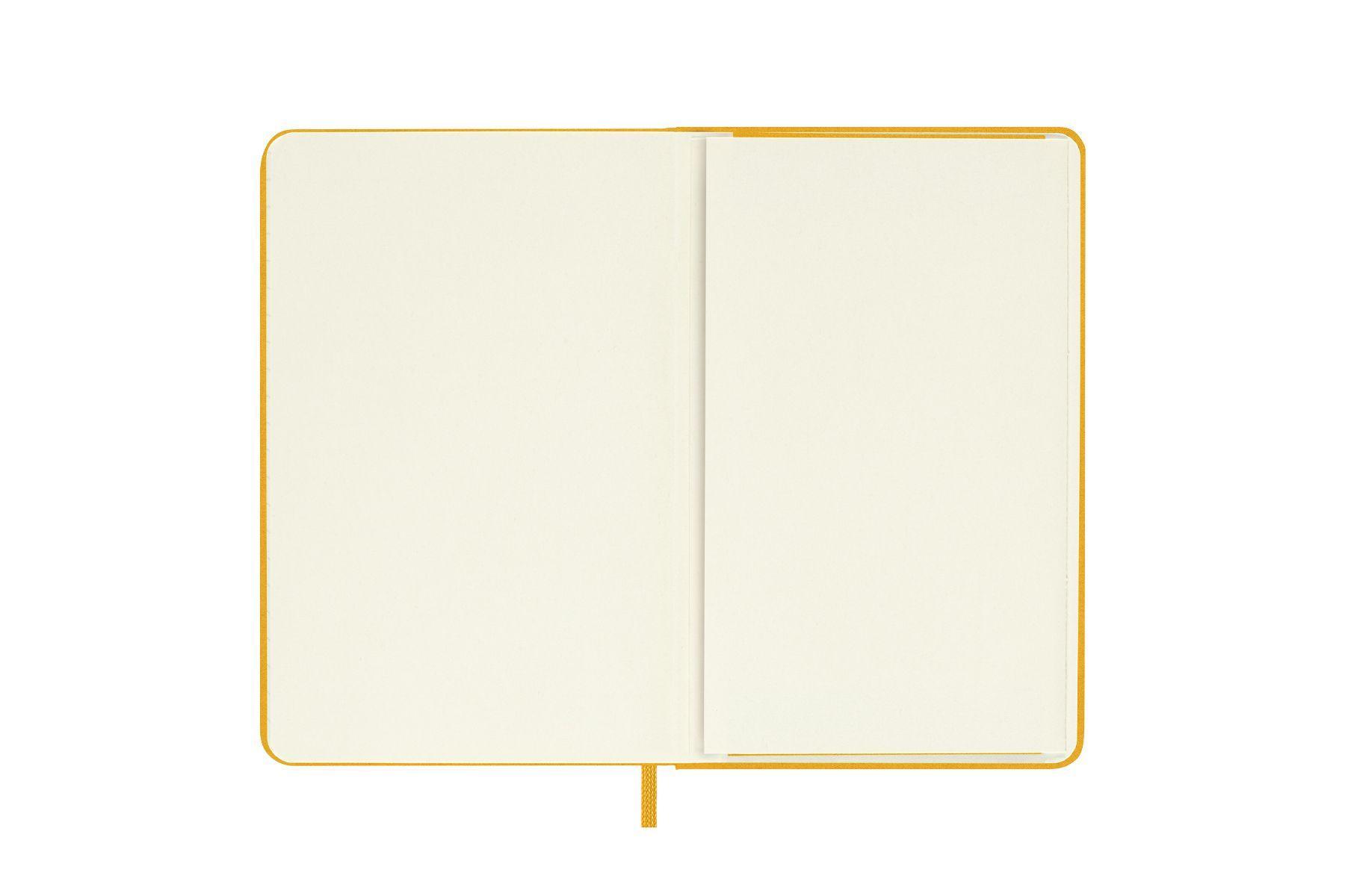 Bild: 8056598853063 | Moleskine Classic Notebook, Pocket, Ruled, Orange Yellow, Silk Hard...