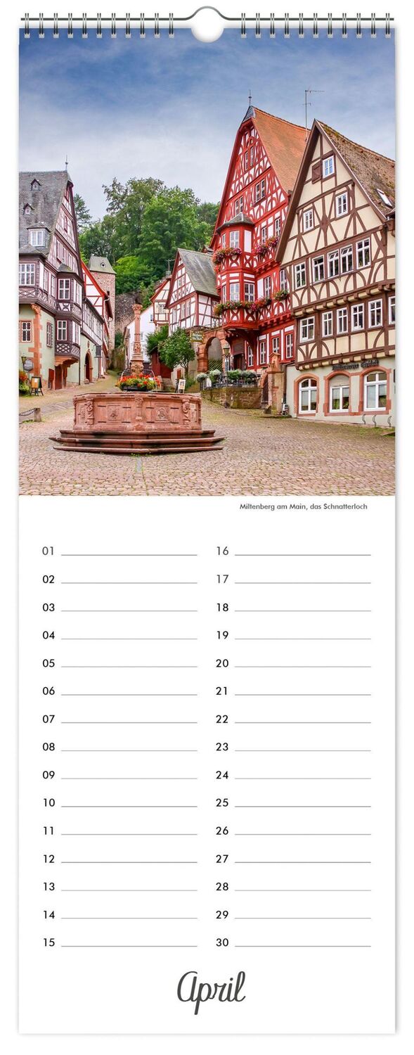 Bild: 9783947657780 | Kalender Geburtstagskalender Deutschland | -immerwährend- 15x40cm