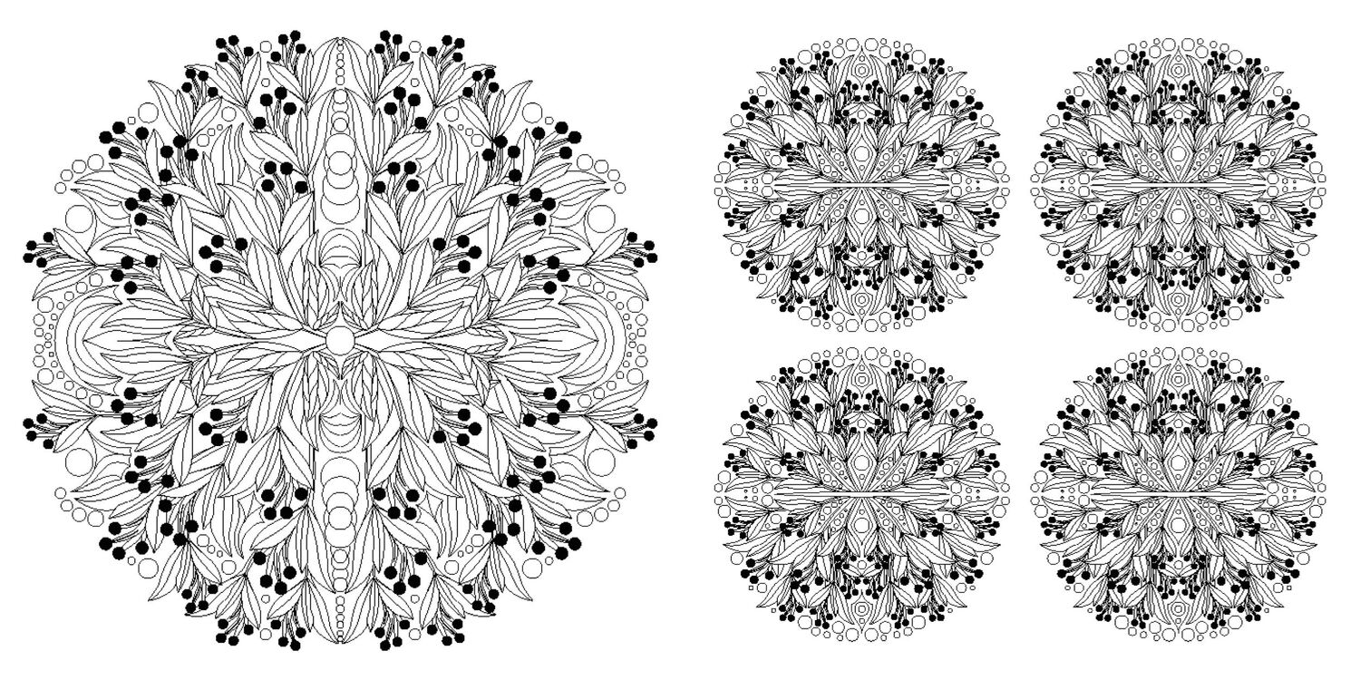 Bild: 9788863126402 | Blumen-Mandalas (Ausmalbuch zur kreativen Stressbewältigung) | White