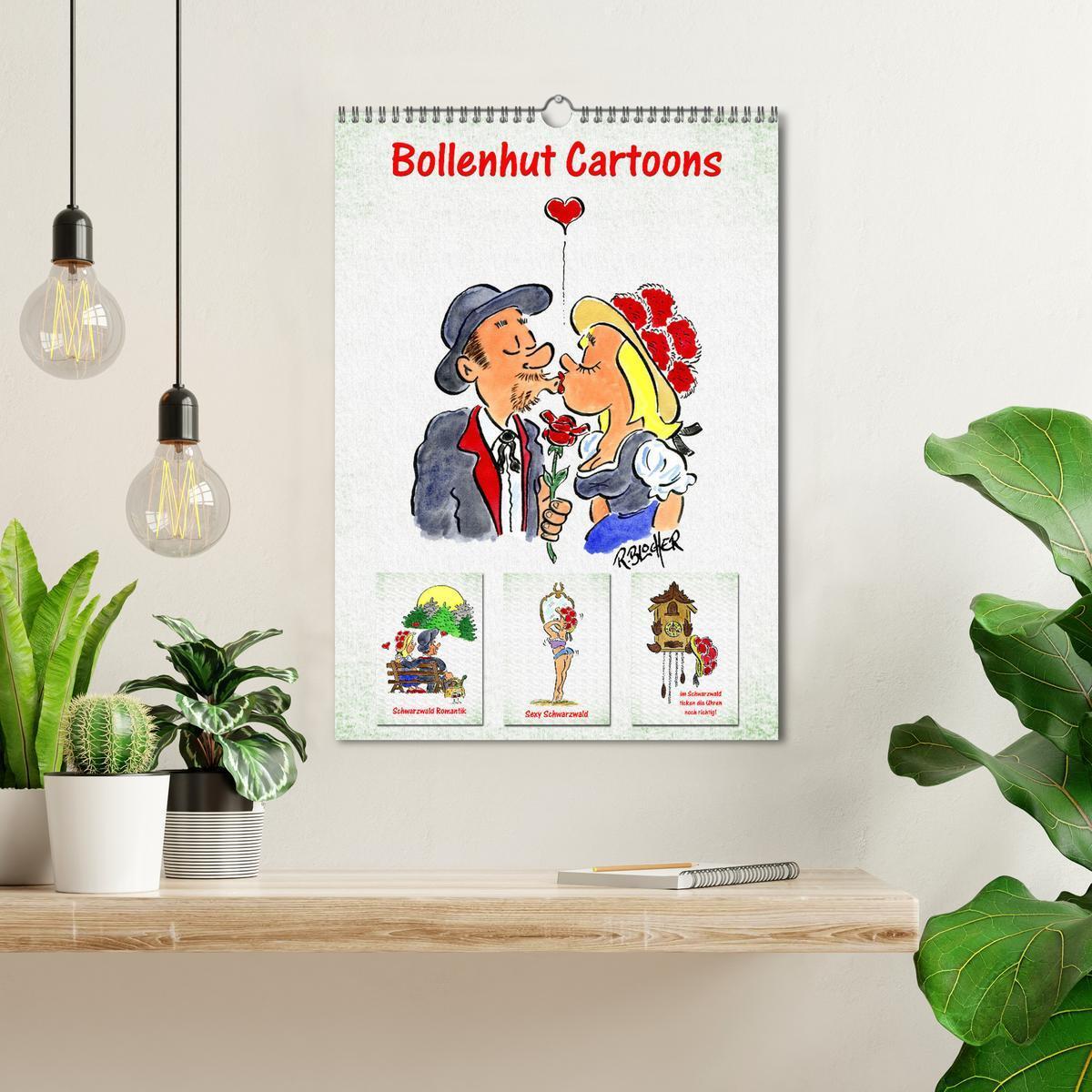 Bild: 9783435931903 | Bollenhut Cartoons (Wandkalender 2025 DIN A3 hoch), CALVENDO...