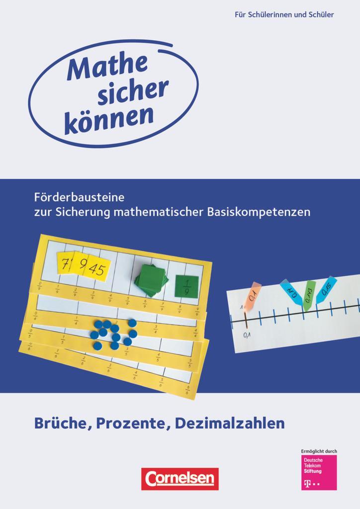 Cover: 9783060048991 | Mathe sicher können 5.-7. Schuljahr. Förderbausteine: Brüche,...