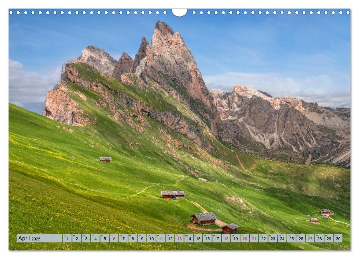 Bild: 9783435310937 | Dolomiten, Alpenparadies im Norden Italiens (Wandkalender 2025 DIN...