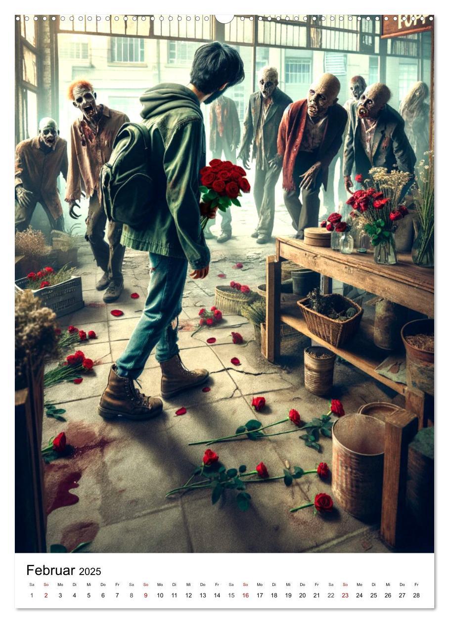 Bild: 9783383778612 | Zombies Zeitgeist - KI generierte Momente der Untoten (Wandkalender...