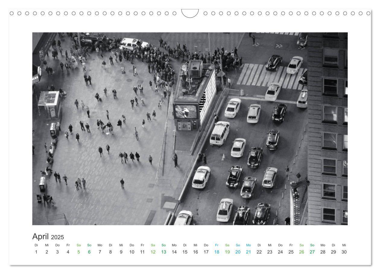 Bild: 9783435375424 | New York in schwarz weiss (Wandkalender 2025 DIN A3 quer), CALVENDO...