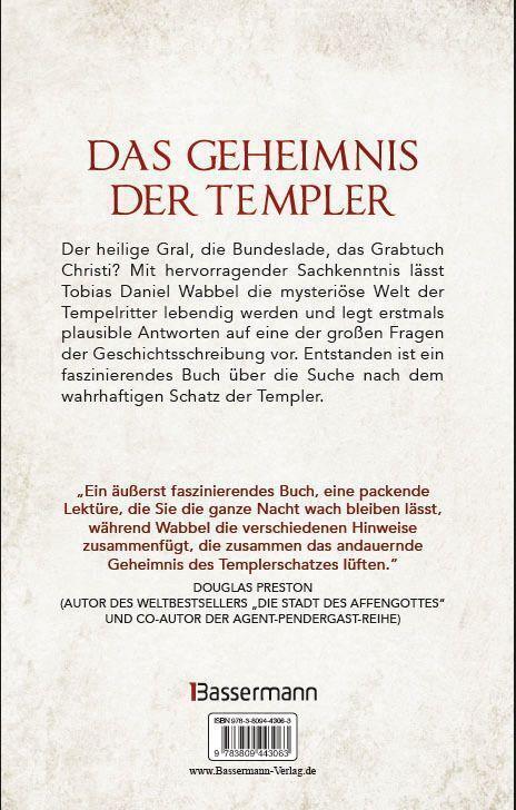 Bild: 9783809443063 | Der Templerschatz | Tobias Daniel Wabbel | Buch | 256 S. | Deutsch