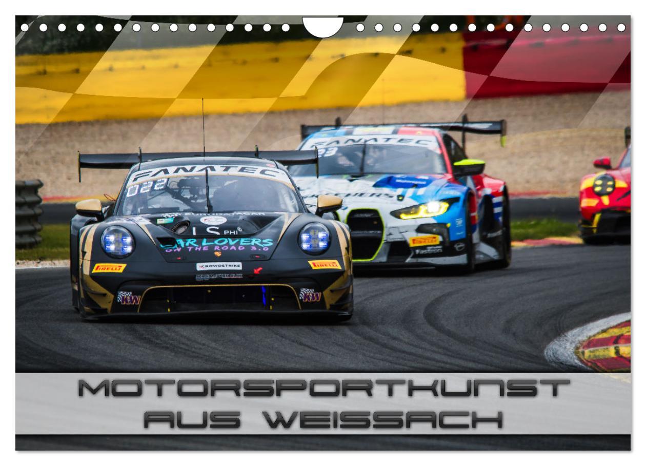 Cover: 9783457221730 | Motorsportkunst aus Weissach (Wandkalender 2025 DIN A4 quer),...