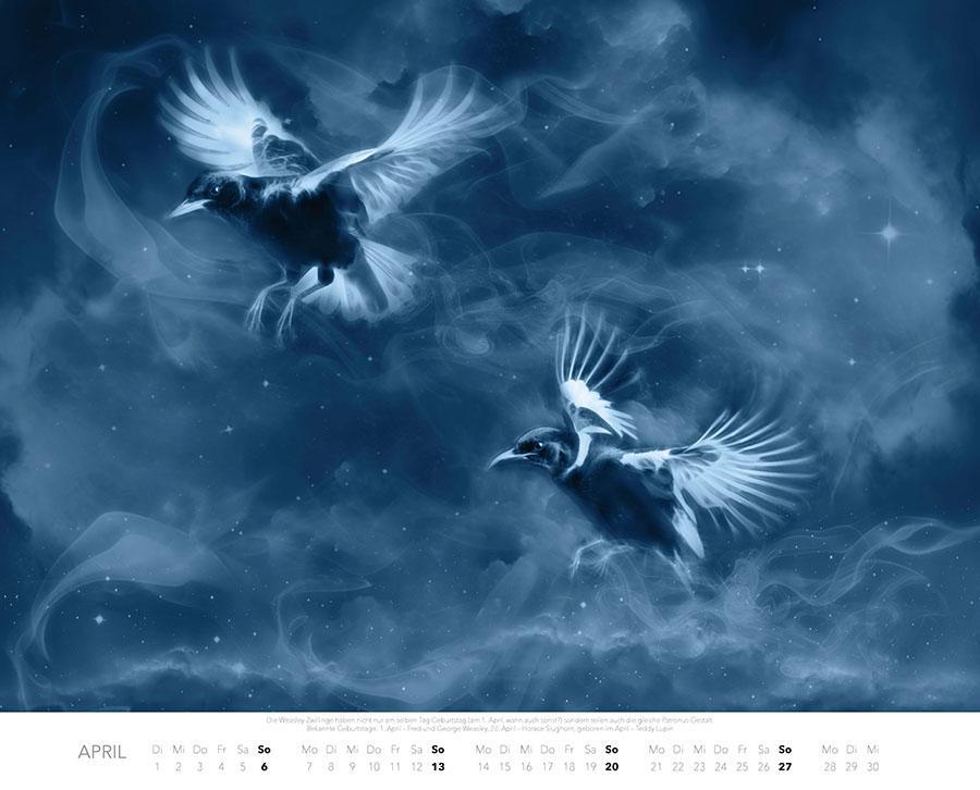 Bild: 9783966647984 | Patronus Kalender für Potterheads 2025 XXL-Wandkalender | Ferreira