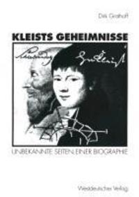 Cover: 9783531125176 | Kleists Geheimnisse | Unbekannte Seiten einer Biographie | Grathoff