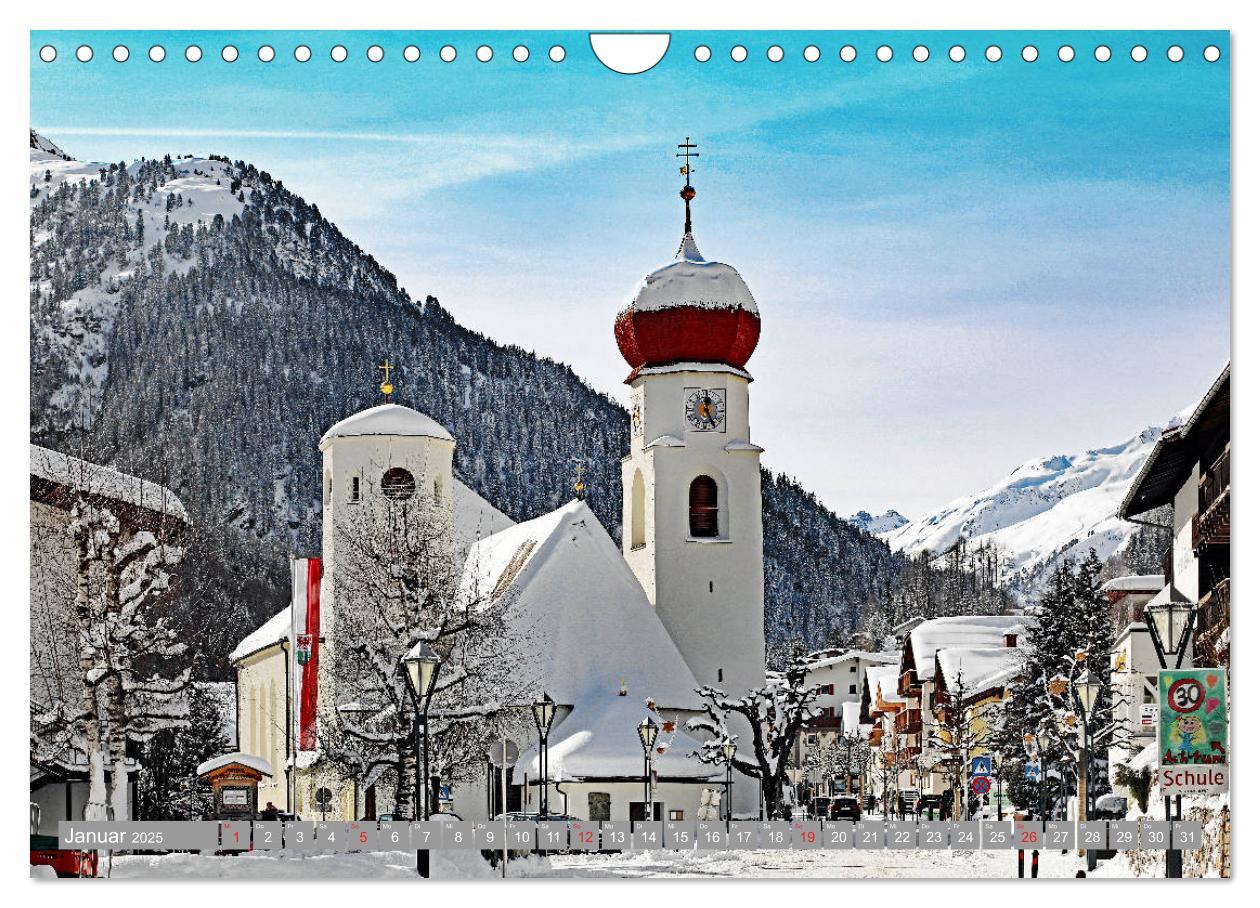 Bild: 9783435160617 | St. Anton am Arlberg (Wandkalender 2025 DIN A4 quer), CALVENDO...