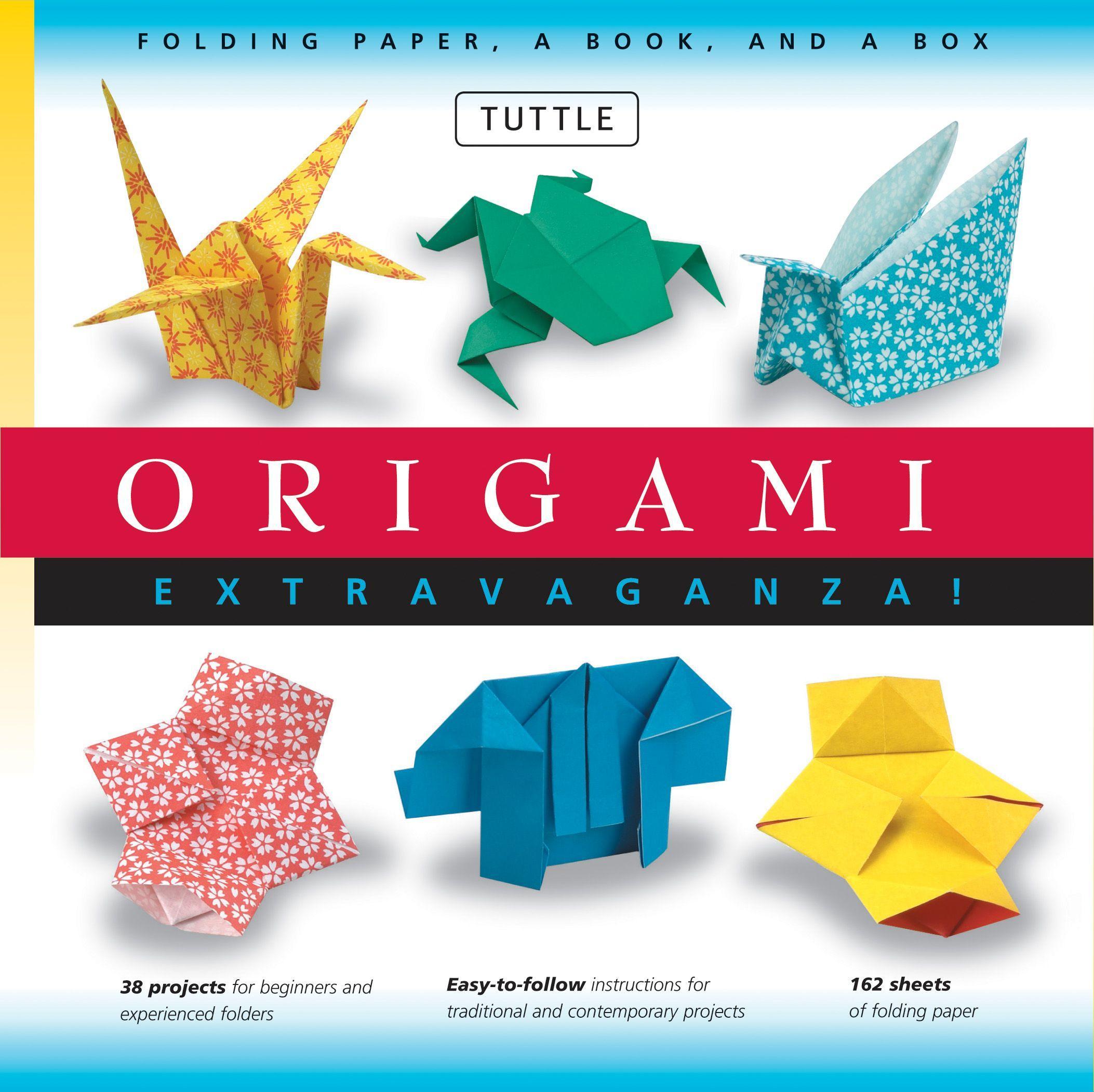 Cover: 9780804832427 | Origami Extravaganza! Folding Paper, a Book, and a Box | Tuttle Studio