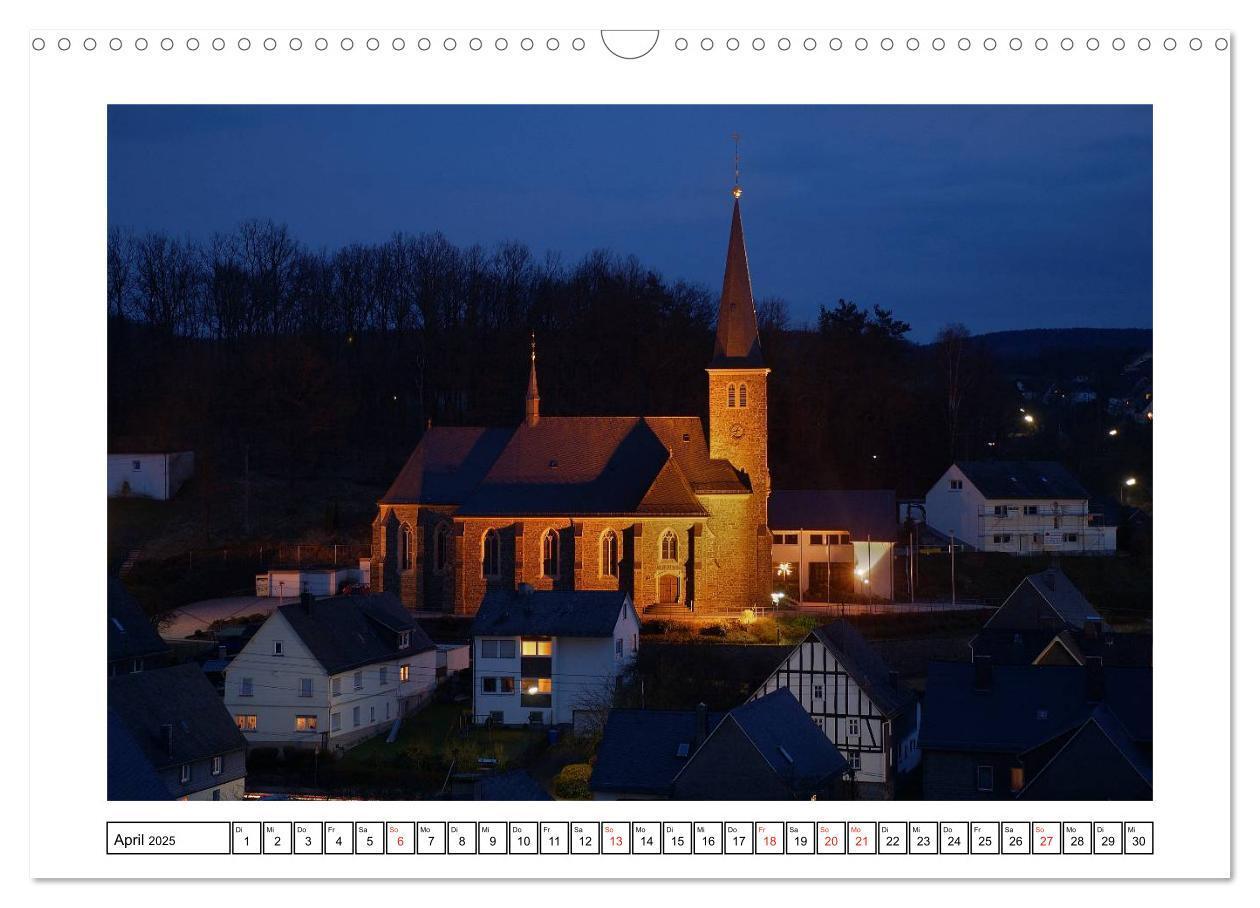 Bild: 9783435613922 | Blaue Stunde im Siegerland (Wandkalender 2025 DIN A3 quer),...