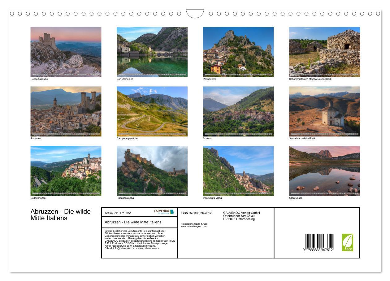 Bild: 9783383947612 | Abruzzen - Die wilde Mitte Italiens (Wandkalender 2025 DIN A3...