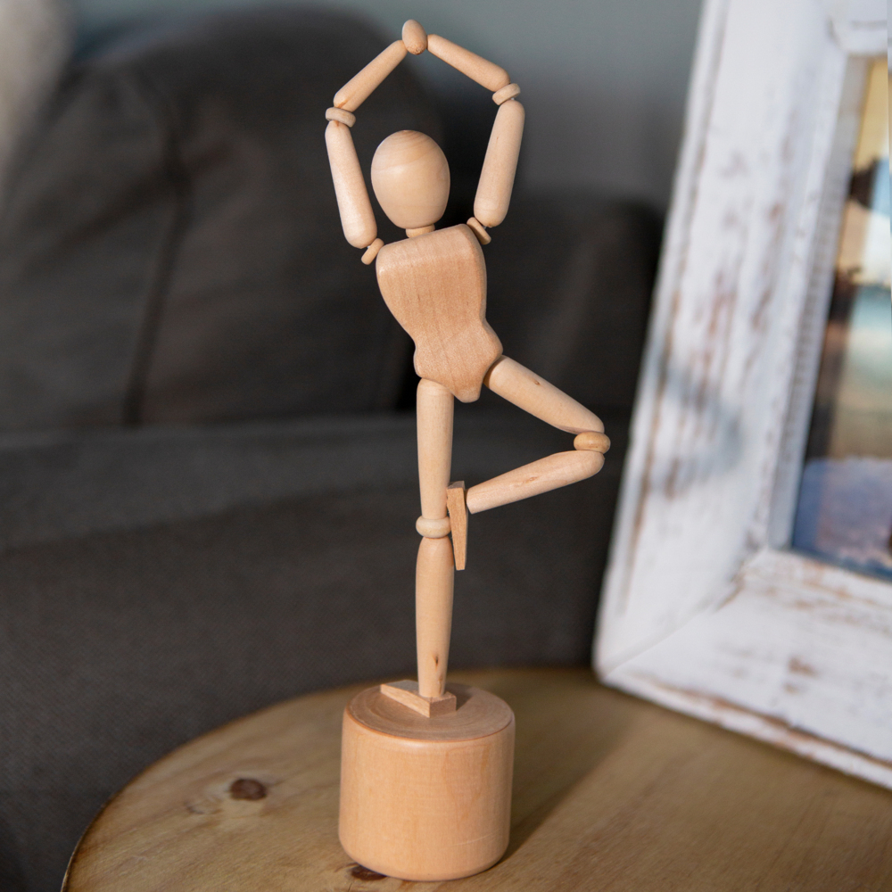 Bild: 612615108301 | Yoga Push Puppet | Kikkerland Designer Team | Stück | GG193 | Deutsch