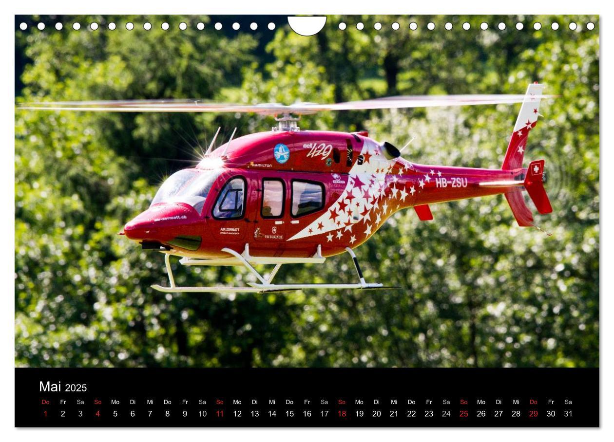 Bild: 9783435703333 | Modellhelis (Wandkalender 2025 DIN A4 quer), CALVENDO Monatskalender