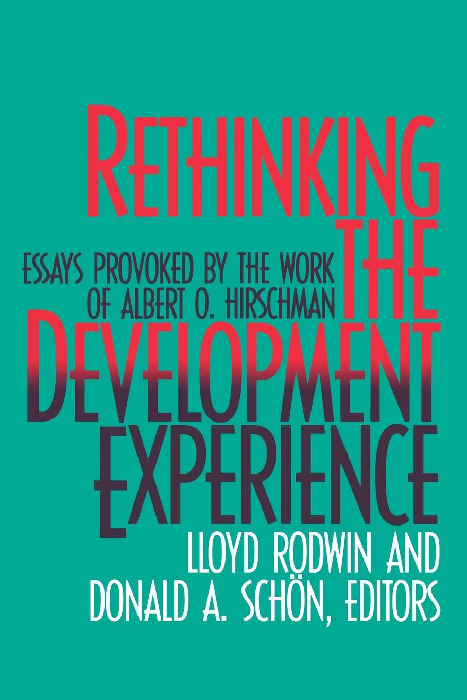 Cover: 9780815775515 | Rethinking the Development Experience | Donald A. Schon (u. a.) | Buch