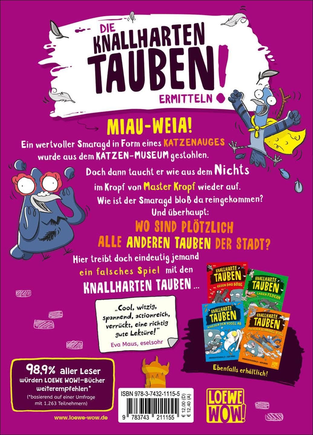 Rückseite: 9783743211155 | Knallharte Tauben lassen die Katze aus dem Sack (Band 5) | McDonald