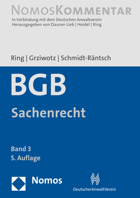 Cover: 9783848748877 | Bürgerliches Gesetzbuch: Sachenrecht | Band 3 | Gerhard Ring (u. a.)