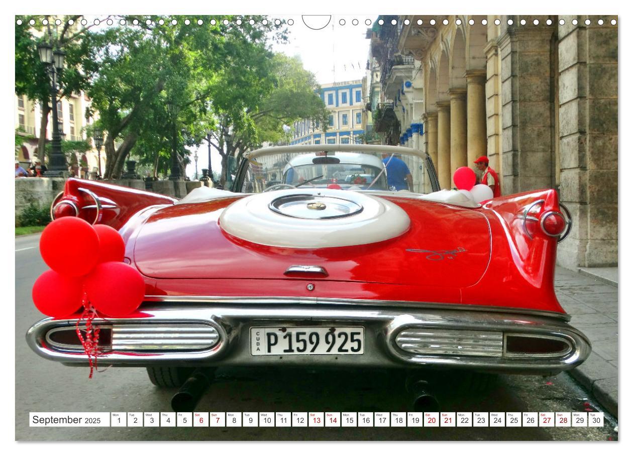 Bild: 9781325935130 | Classic Beauties - Wedding cars in Havana (Wall Calendar 2025 DIN...