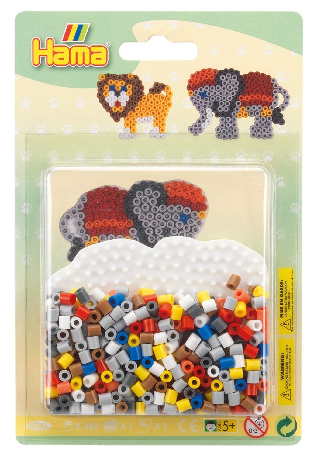 Cover: 28178041830 | Hama 4183 - Bügelperlen inklusive Stiftplatte, Elefant, Midi, 450...