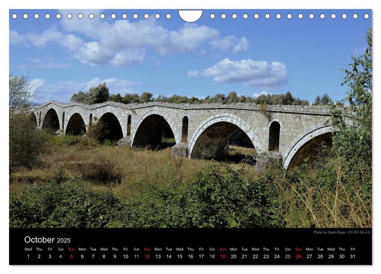 Bild: 9781325961405 | Monuments of Kosovo 2025 (Wall Calendar 2025 DIN A4 landscape),...