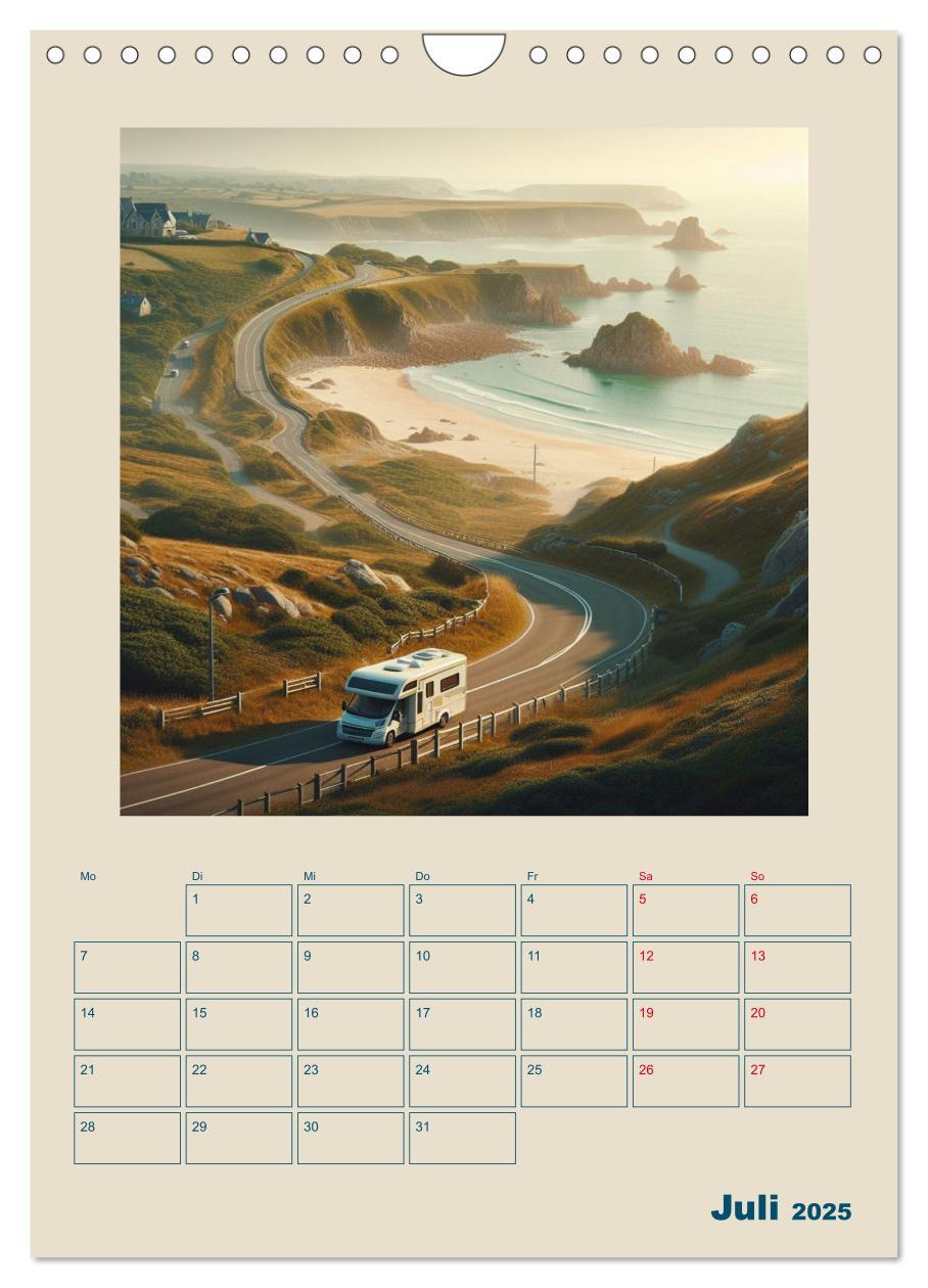 Bild: 9783383784866 | Traumreisen im Wohnmobil (Wandkalender 2025 DIN A4 hoch), CALVENDO...