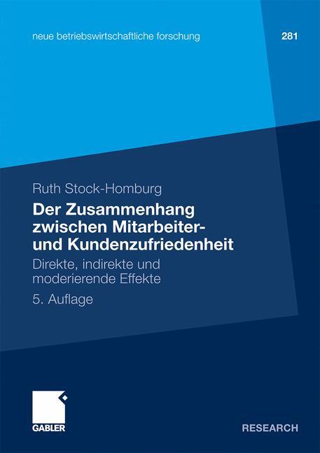 Cover: 9783834934222 | Der Zusammenhang zwischen Mitarbeiter- und Kundenzufriedenheit | Buch