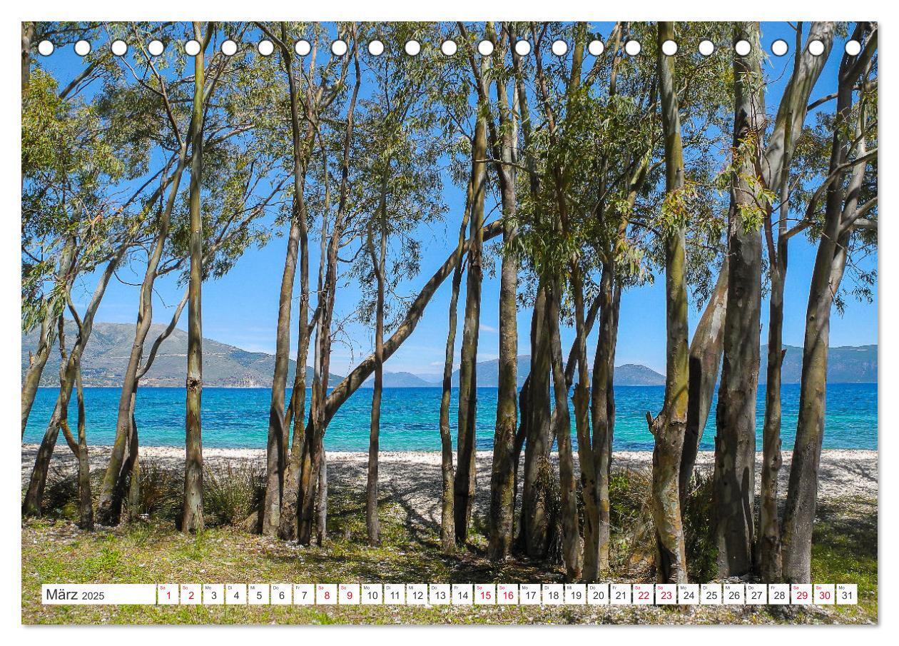 Bild: 9783383977121 | Kefalonia, Inseltraum in Blau (Tischkalender 2025 DIN A5 quer),...