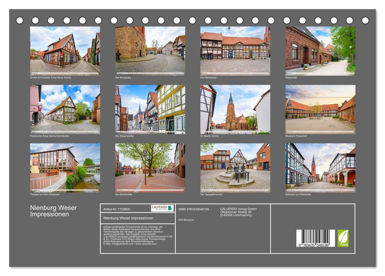 Bild: 9783435048199 | Nienburg Weser Impressionen (Tischkalender 2025 DIN A5 quer),...