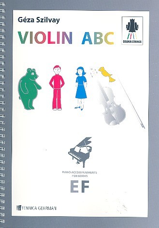 Cover: 9790550096424 | Colourstrings Violin ABC for Books E &amp; F | Piano Accompaniments | 2011