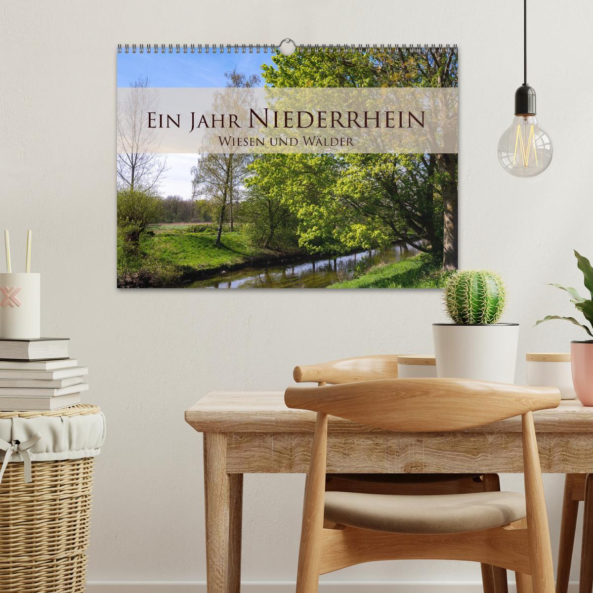 Bild: 9783383922626 | Ein Jahr Niederrhein Wiesen und Wälder (Wandkalender 2025 DIN A3...