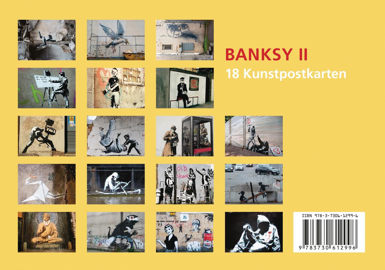 Bild: 9783730612996 | Postkarten-Set Banksy II | Anaconda Verlag | Stück | 20 S. | Deutsch