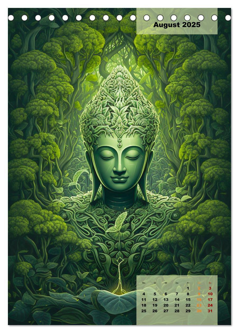 Bild: 9783435858088 | Jade Buddha - Finde die innere Mitte (Tischkalender 2025 DIN A5...