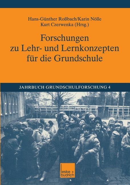 Cover: 9783810029348 | Forschungen zu Lehr- und Lernkonzepten für die Grundschule | Buch