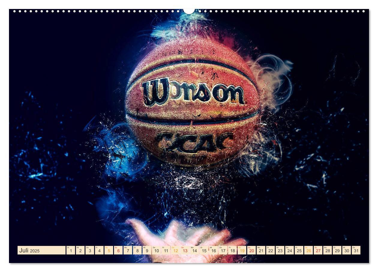 Bild: 9783435324774 | Basketball extrem (Wandkalender 2025 DIN A2 quer), CALVENDO...