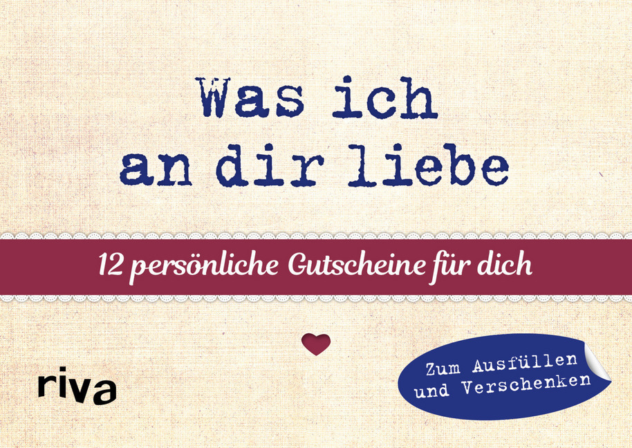 Cover: 9783742315816 | Was ich an dir liebe - 12 persönliche Gutscheine für dich | Buch