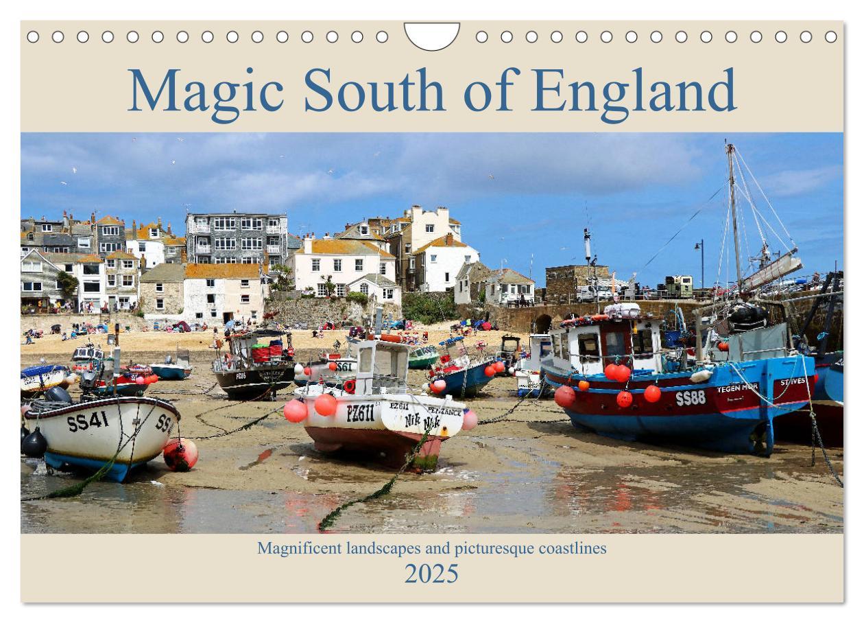 Cover: 9781325940837 | Magic South of England (Wall Calendar 2025 DIN A4 landscape),...