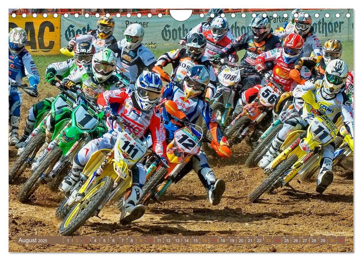 Bild: 9783435591473 | Motocross - mit vollem Risiko (Wandkalender 2025 DIN A4 quer),...