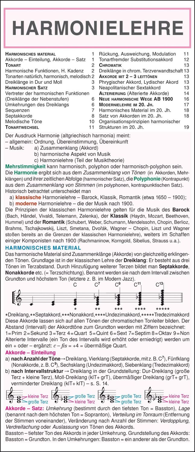 Cover: 9783804488793 | Harmonielehre | V. Tichý | Taschenbuch | 20 S. | Deutsch | 2020