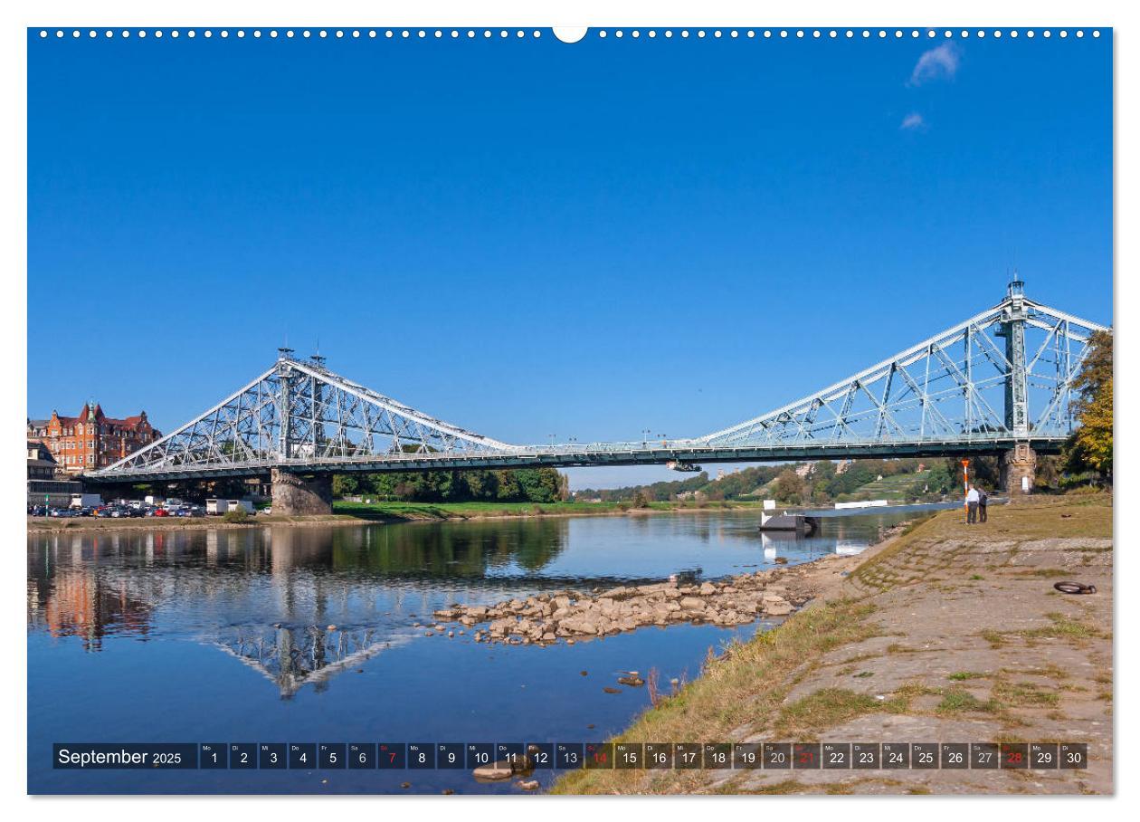 Bild: 9783435712434 | Dresden, ein Jahr an der Elbe (Wandkalender 2025 DIN A2 quer),...