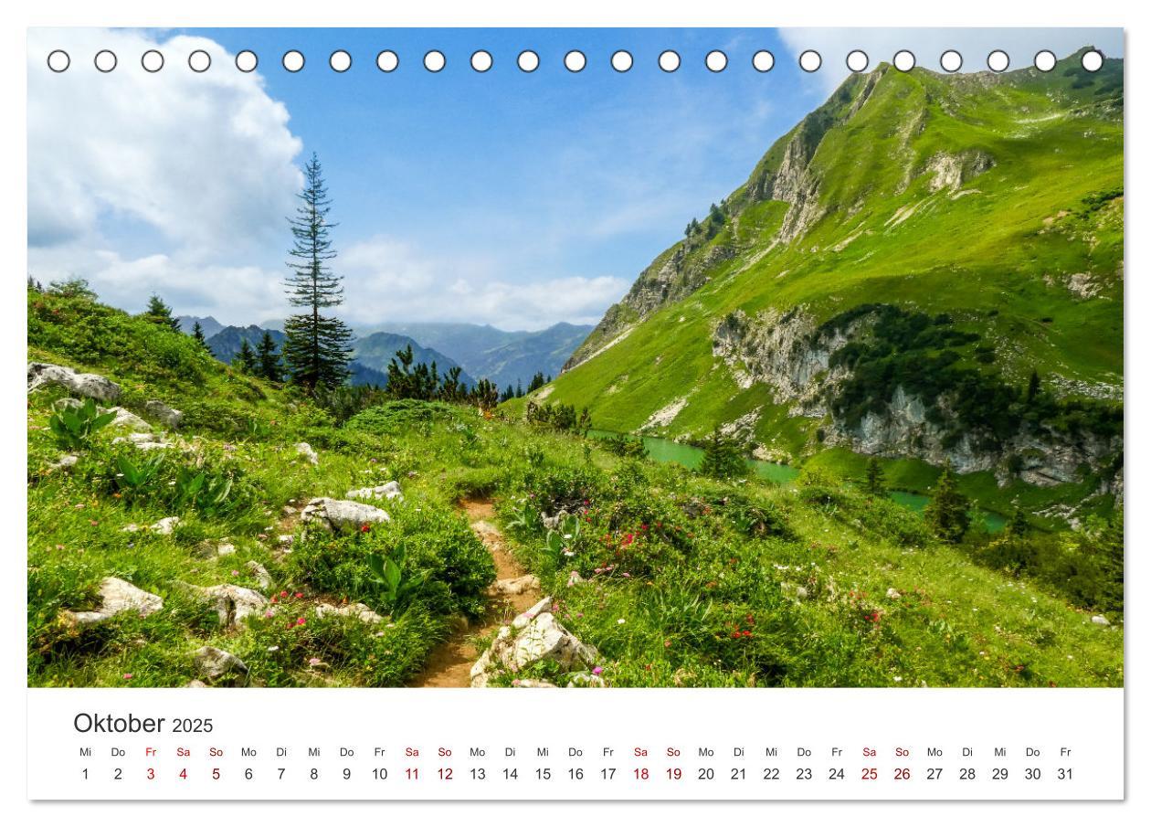 Bild: 9783435017089 | Oberstdorf - Bergparadies in den Alpen (Tischkalender 2025 DIN A5...