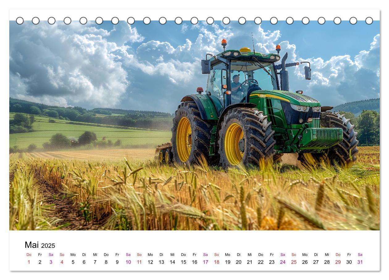 Bild: 9783457174876 | Traktoren Power (Tischkalender 2025 DIN A5 quer), CALVENDO...