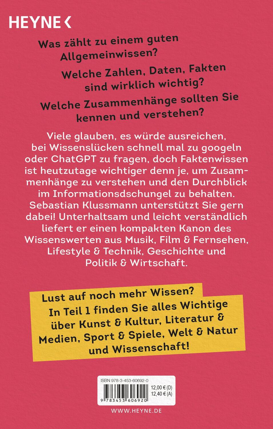 Bild: 9783453606920 | Fast alles, was Sie wissen müssen - Teil 2 | Sebastian Klussmann