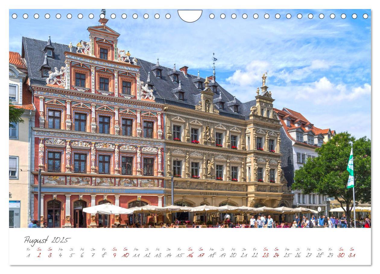 Bild: 9783435191888 | Erfurt - Die Landeshauptstadt mit Geschichte (Wandkalender 2025 DIN...