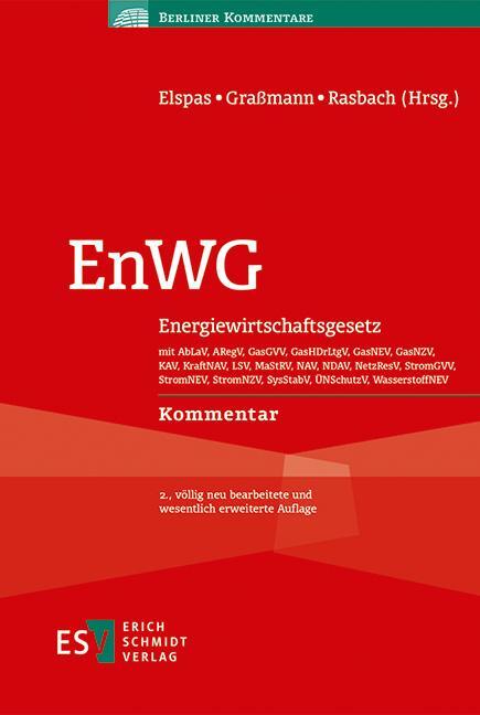 Cover: 9783503209668 | EnWG | Maximilian Emanuel Elspas (u. a.) | Buch | Berliner Kommentare